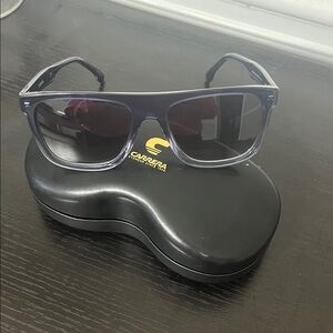 Carrera Navy Sunglasses with Black Case